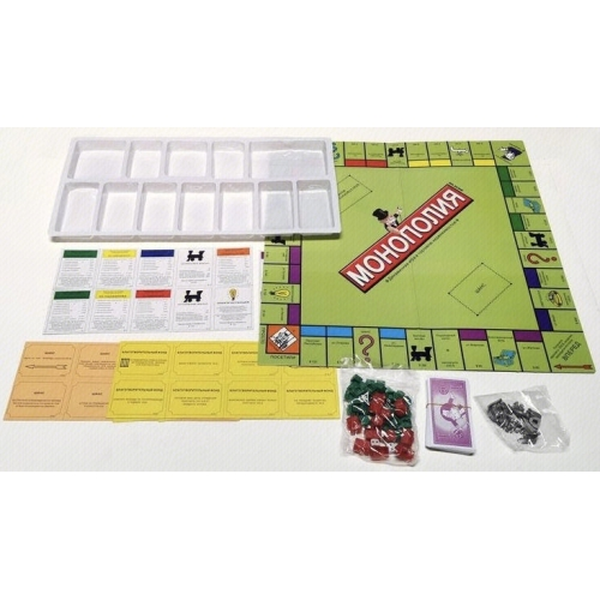 Монополия настольная экономическая игра 43х21х3 см 2030R