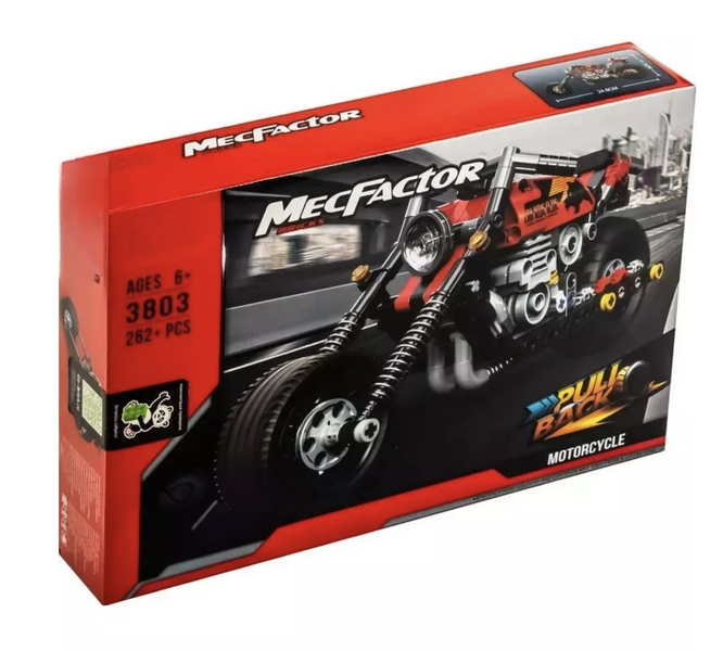 Конструктор Декул Техник Мотоцикл 262 дет 36х24х6 см 3803