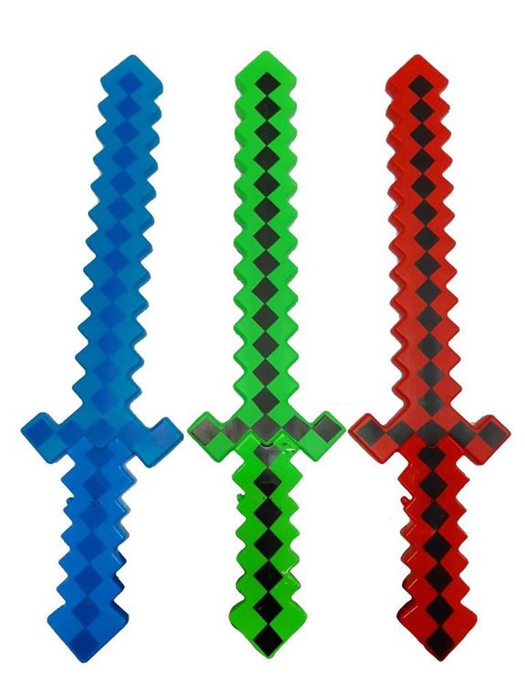 Меч МК 61,5х15,5х1,7см в ассортименте, свет, звук, в пакете AN-233 AB