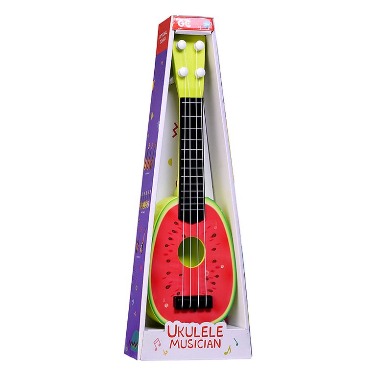 Гавайская гитара Фрукты 5 цветов 15х42х6 см 77-06B