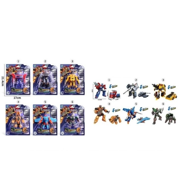 Робот-трансформер, 6 видов в ассортименте, на блистере 25х7х17,5 см 3149276