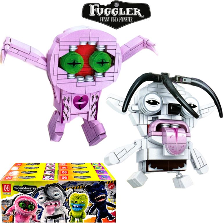 Конструктор Fugg-фуглерсы, 4 вида, 8 штук в шоубоксе 19х14,5х4 см H82006