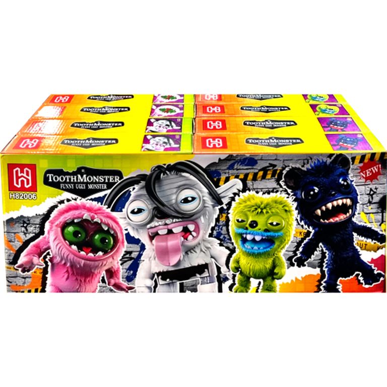 Конструктор Fugg-фуглерсы, 4 вида, 8 штук в шоубоксе 19х14,5х4 см H82006