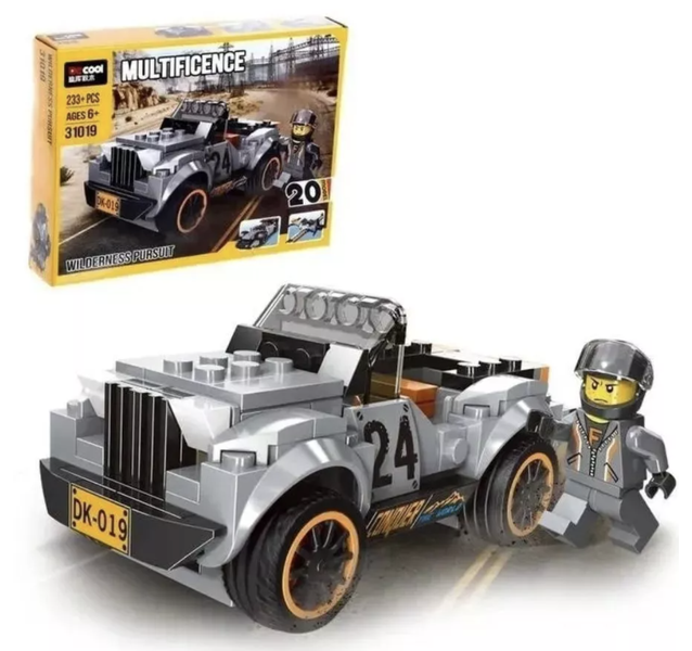 Конструктор Multificence 20в1 Гоночная машина 233 дет. 28х21х5 см 31019