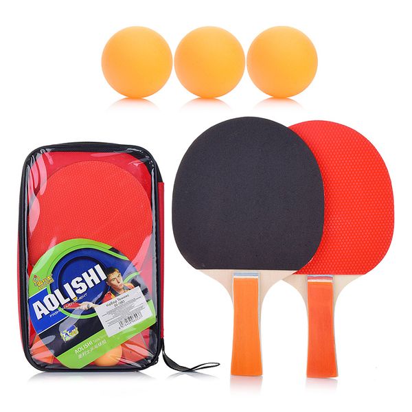 Набор для настольного тенниса, 2 ракетки, 3 мячика, на листе 28х17х3см 00-1983