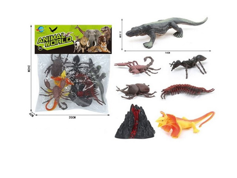 Набор диких животных, 6 штук в пакете 20х24х4 см 150685