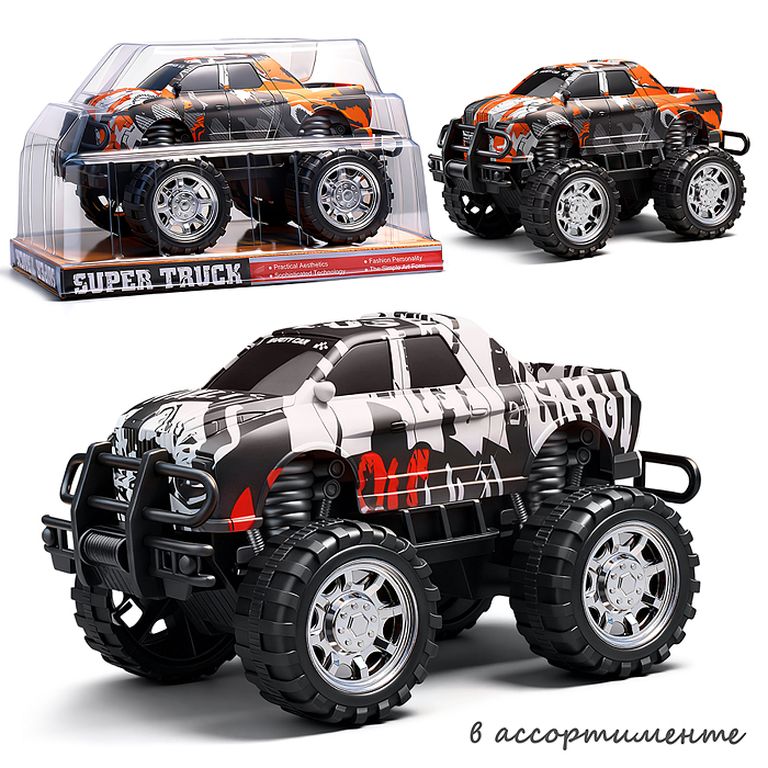 Машина Графити вездеход, под колпаком 20,5х13,5х12 см 336D-3