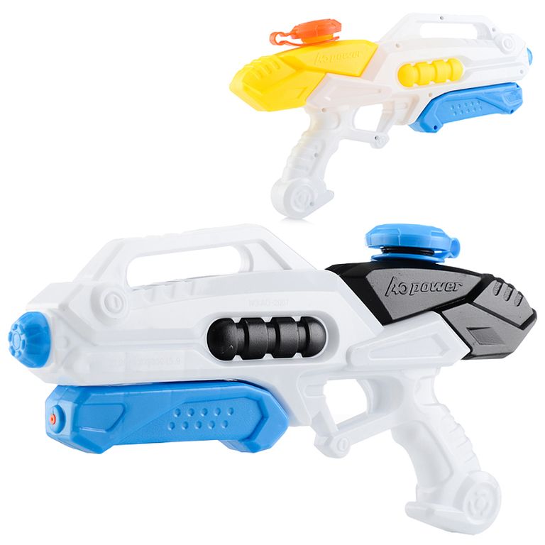 Водный пистоле Шторм с помповым механизмом, в ассортименте, в пакете 38x6x20,5см AO-2087B