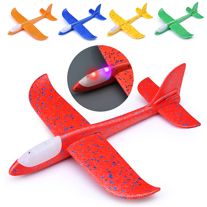 Самолет планер Авиа 48 см, свет 48х46х12 см 00-3924