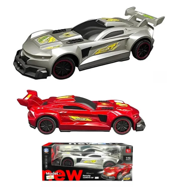 Спортивная машина 40см на РУ, 1-10, свет, цвета в ассортименте, в коробке 49х21х19см 789-206A