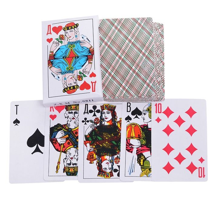 Карты игральные Дама 9х6 см 36 шт 9811