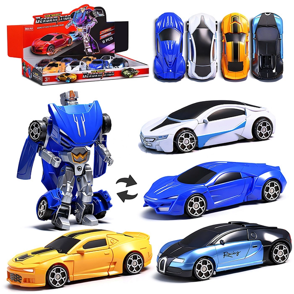 Робот-трансформер Спортивная лига, цвета в ассортименте, в пакете 12,5х4х7,5см, 12шт в дисплее 41х21х18см XL91854A