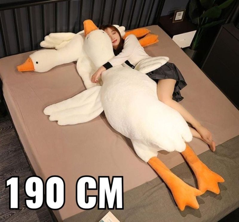 Мягкая игрушка Гусь белый 190 см 64199