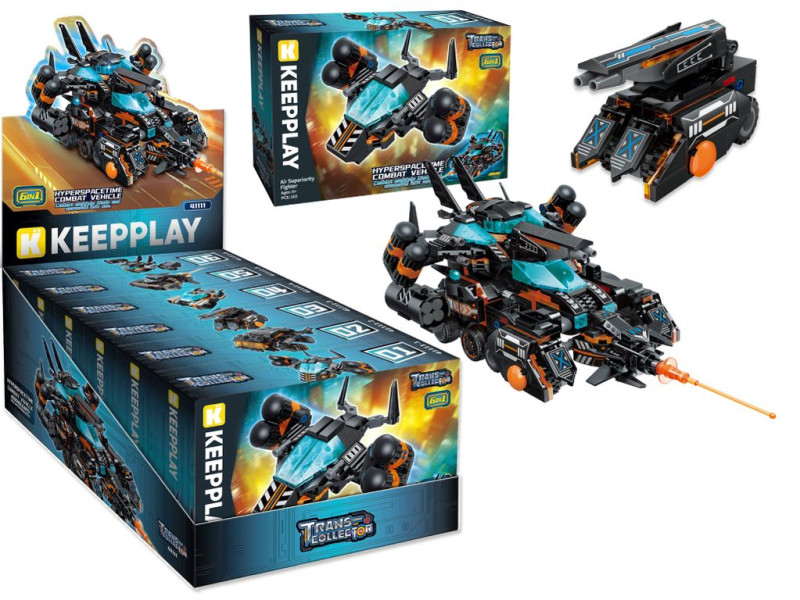 Конструктор брик QMAN keeppley Космические воины 6 штук в шоубоксе 23х28х14 см 152946