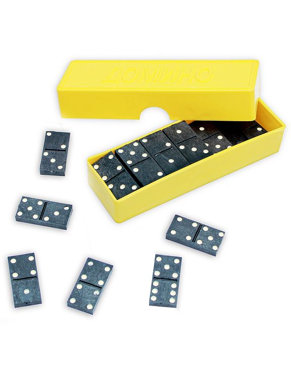 Домино Классическое, в пластиковой упаковке 3,3х15х5,5 см ИН-7954