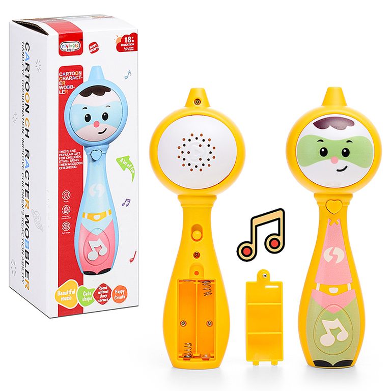 Погремушка Счастливое детство в коробке 7х6,5х18,5 см 368-113Y