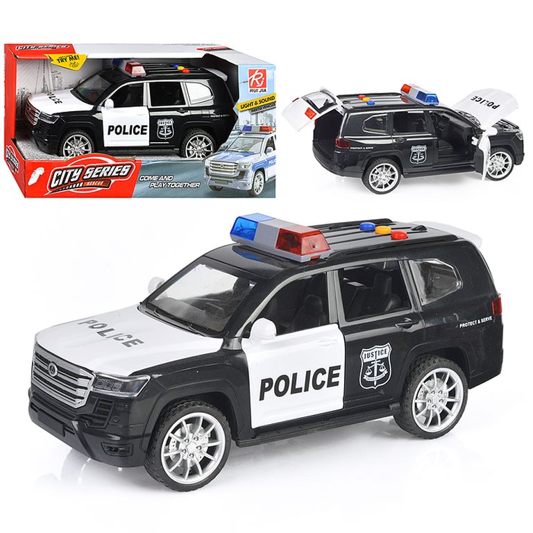 Машина Городской патруль, свет, звук, в коробке 12,5х28,5х14 см RJ5508B