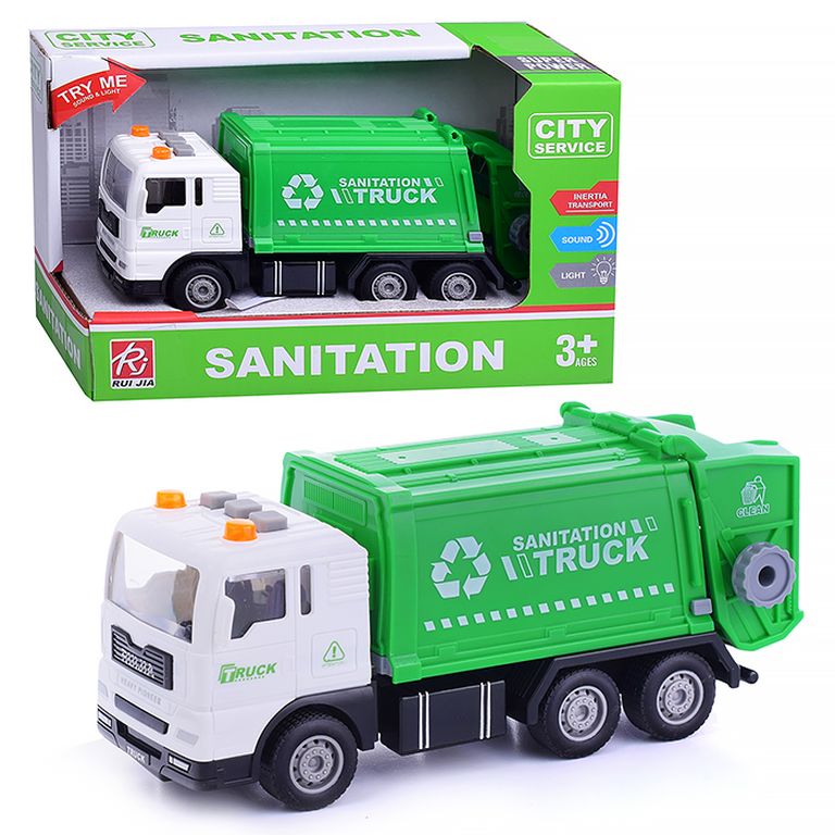 Машина Спецтехника, свет, звук, в коробке 21х9х13 см RJ6823-1