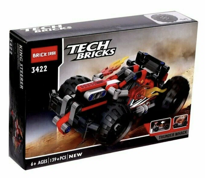 Конструктор BRICK Техник машина Внедорожник 139 дет 29х20х6 см 3422