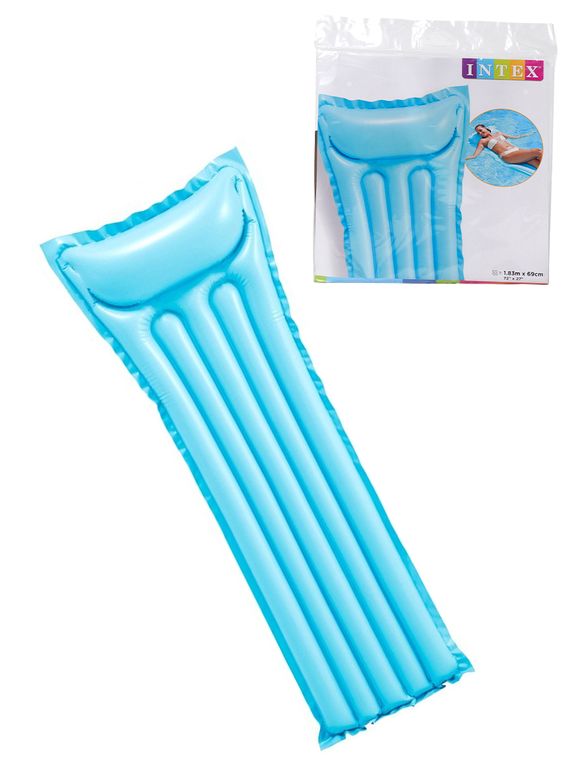 INTEX Матрас надувной для плавания 183x69 см., матовый 3 вида 59703NP
