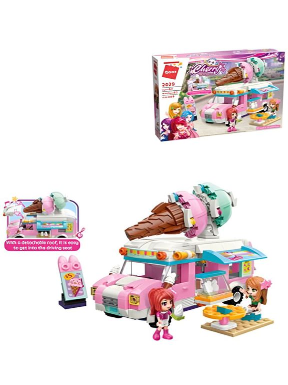 Конструктор Фургон мороженщика, 388 деталей, в коробке 6х35х25см 1965745-2029