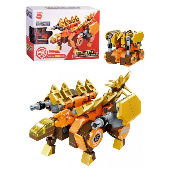 Конструктор Стальной хребет стегозавра, 150 деталей, в коробке 13х18х8см 41215Q