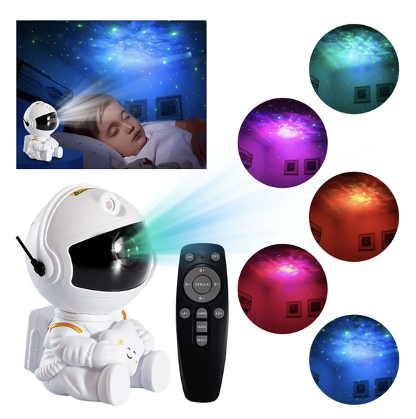 Проектор световой Astronaut, звезды и галактики, 2 цвета в ассортименте, в коробке 13х10х8 см XL-735