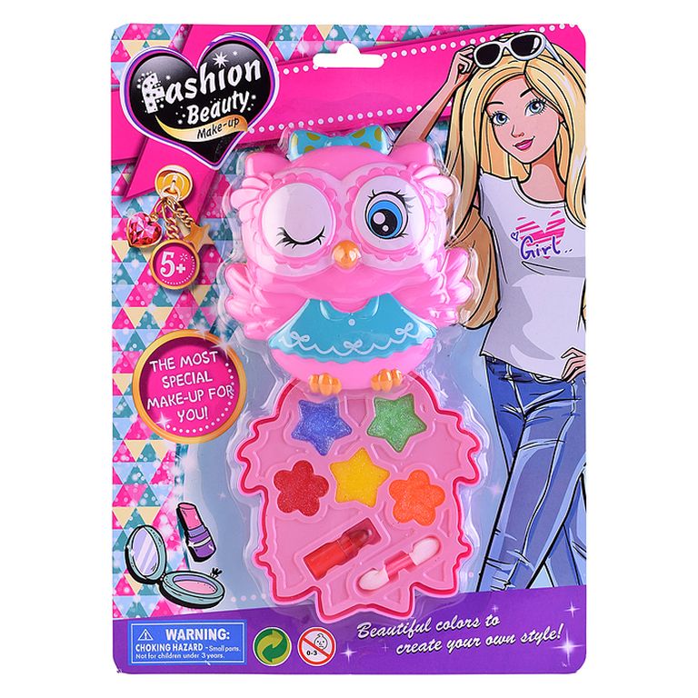 Косметика детская Гламурная совушка, на листе 28х21х4 см V82812C6