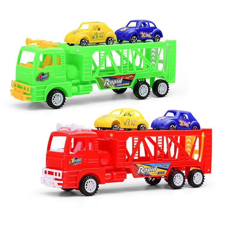 Автовоз с гоночным авто, 29х7х9 см, в пакете JL002-7