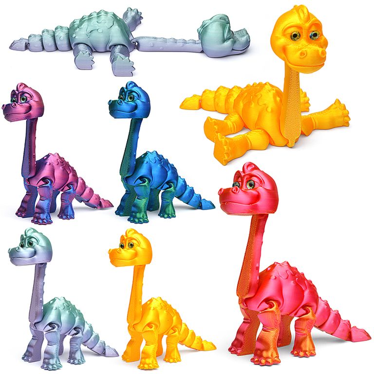 Игрушка-антистресс Динозаврик пучеглазик, в индивидуальной упаковке 19,5x12x4 см 00-6486