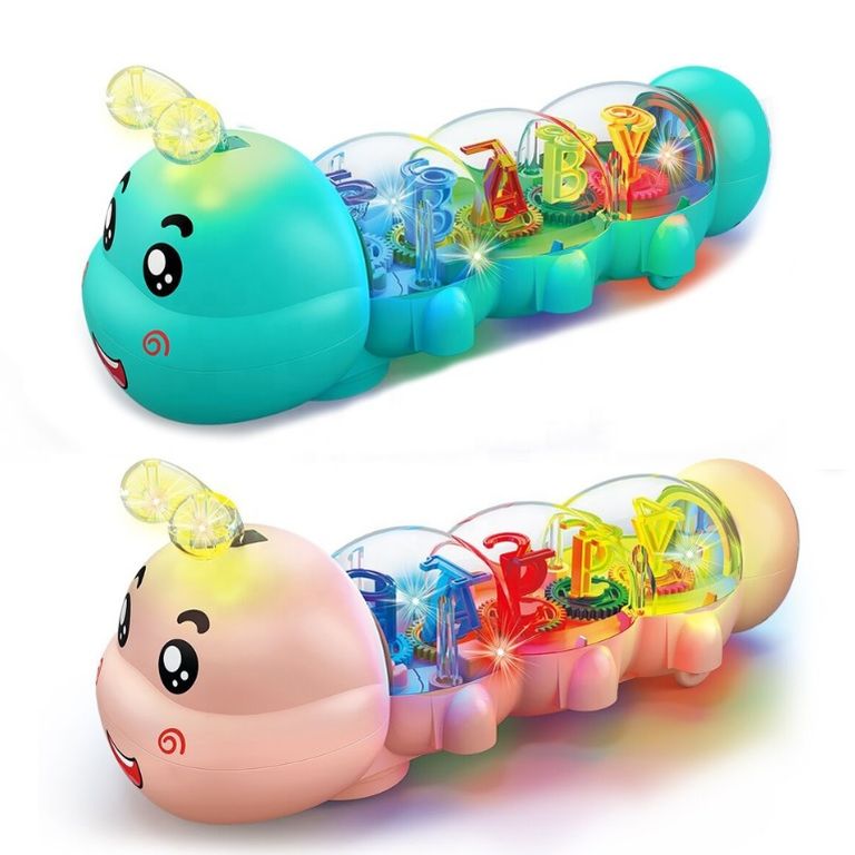 Гусеница с шестеренками, световые и звуковые эффекты, в коробке 25,5х9,5х9,5 см 148587