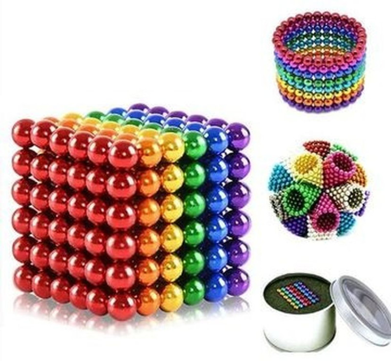 Неокуб в ассортименте 5 мм 125 штук цветные 6х6х5 см NW-401