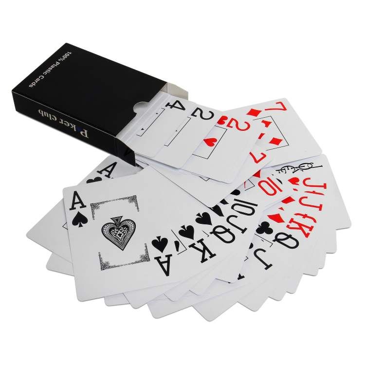 Карты для Покера Poker club Plastic 100% 12шт в уп 9х7х2 см 0897