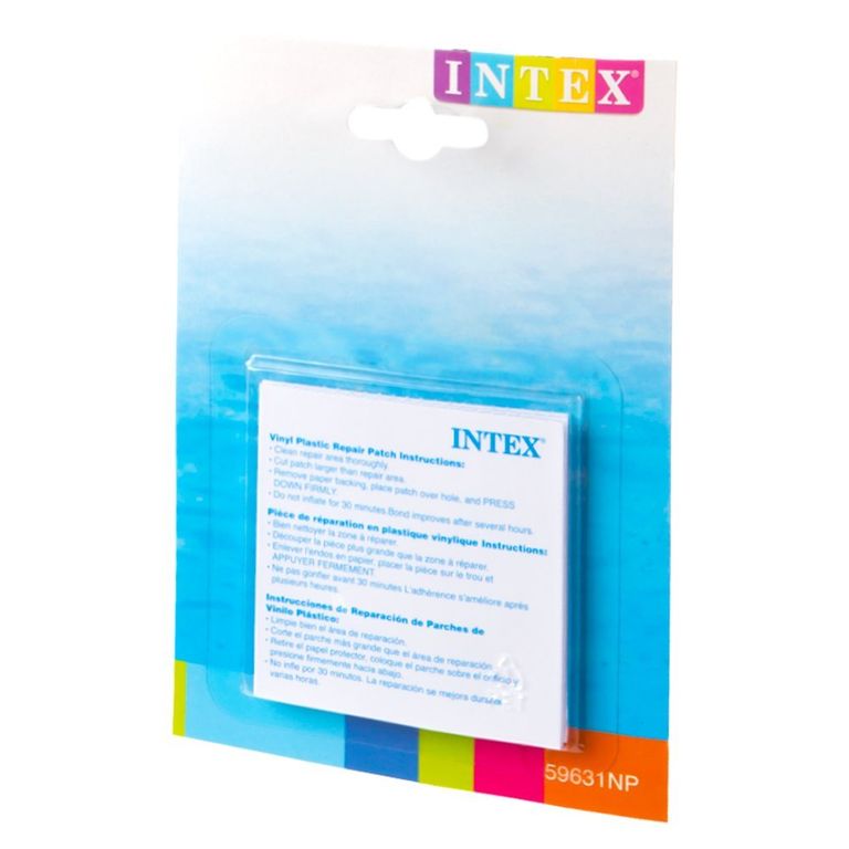 INTEX Комплект самоклеющихся заплаток для ремонта надувных бассейнов 59631NP