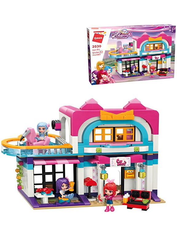 Конструктор Загородная вилла 447 деталей, в коробке 41х30х6,5см 1965746-2030