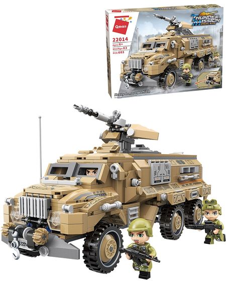 Конструктор Броневик 603 детали, в коробке 7х43х32см 22014Q