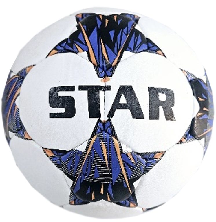 Мяч футбольный, Пакистан, размер 5, латекс, 32 панелей, руч. шитье STAR