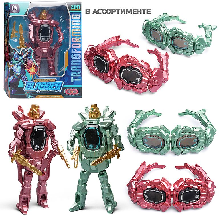 Робот Техновоин трансформирующийся, в коробке 17х6,5х21 см FB221