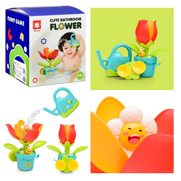 Набор для купания Цветок в коробке 14х15х16 см 850