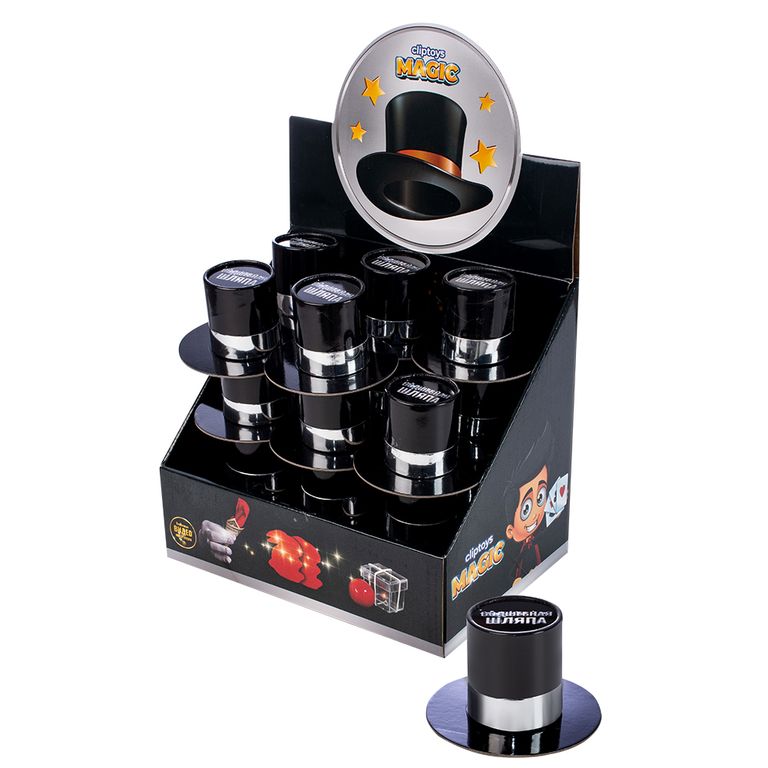 Набор игровой Магические фокусы, Магическая шляпа 10,5х9х10,5 см 708458