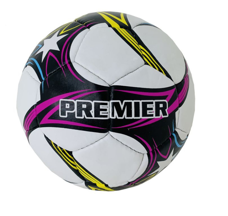 Мяч футбольный, Пакистан, размер 5, латекс, 32 панелей, руч. шитье PREMIER