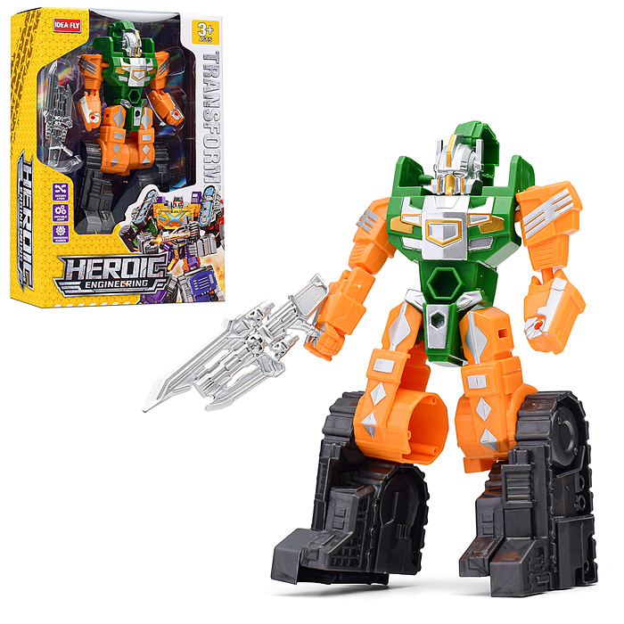 Робот-трансформер РобоФлэш в коробке 17,5x6,5x25 см XL91842A