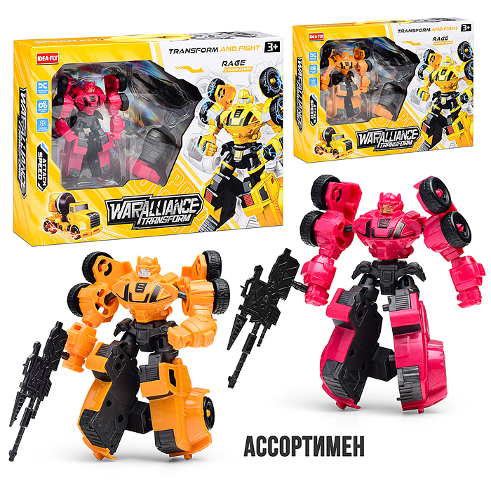 Робот-трансформер Повелитель дорог, в коробке в ассортименте 35,5x6,5x24 см XL91836E
