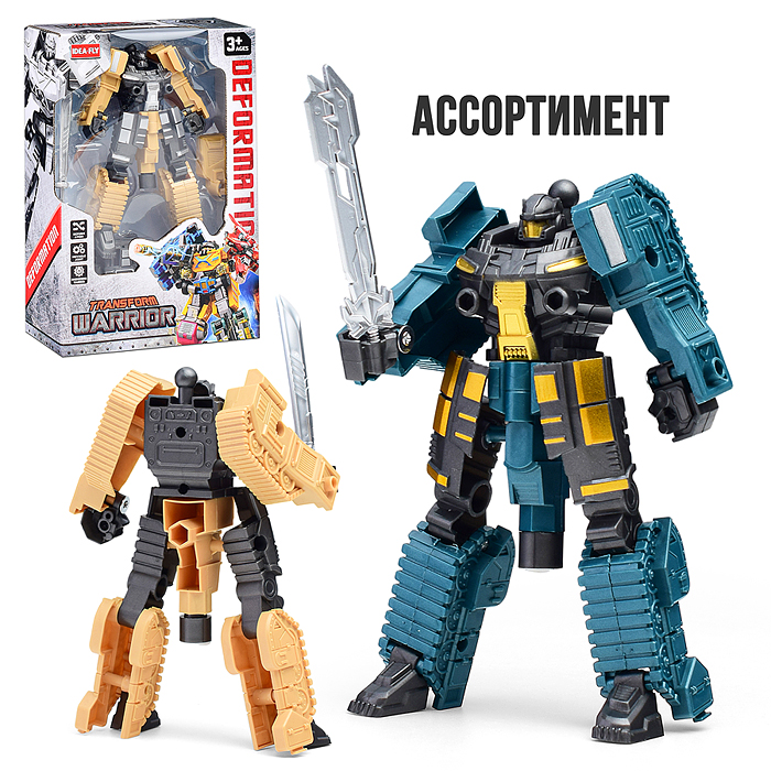 Робот-трансформер РобоБум в коробке, цвет в ассортименте 17,5х7х25 см XL91876A
