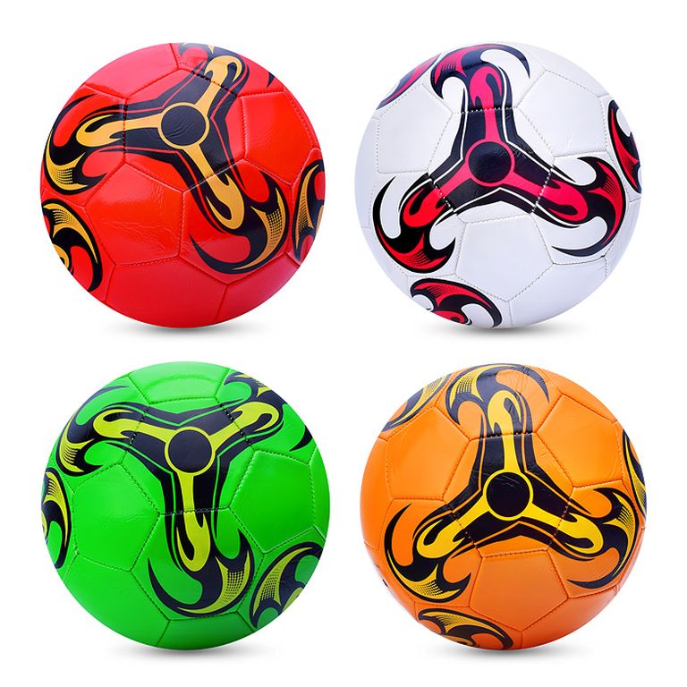 Мяч футбольный в пакете, 22 см., цвет в ассортименте 00-1871