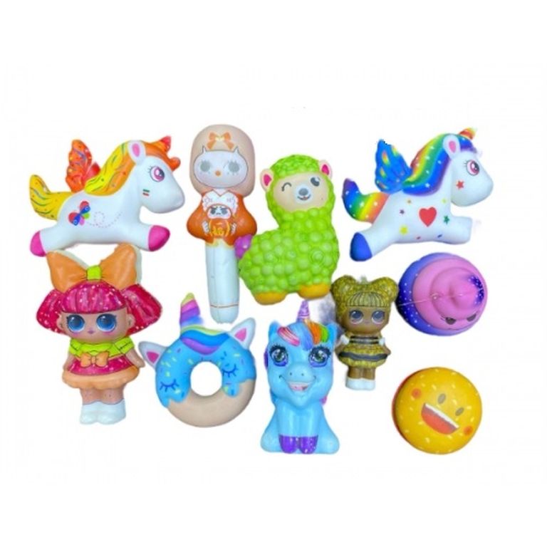 Сквиш в ассортименте 5-9 см, 20 шт. в пакете, цена за 1 шт. 12723