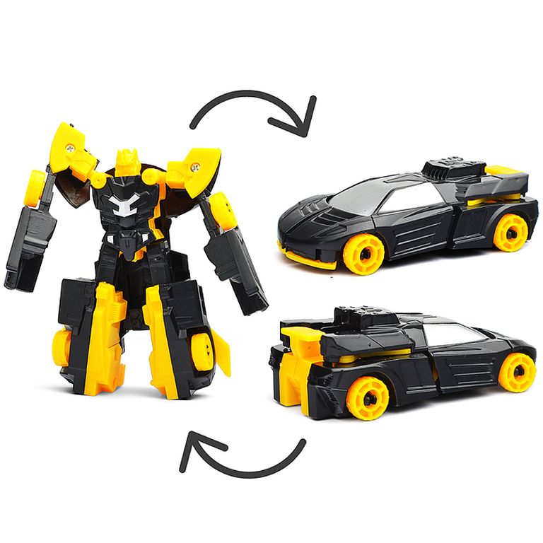 Робот трансформирующийся в спортивное авто, в пакете 10х5х4 см 101