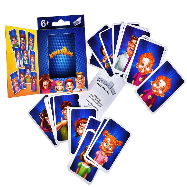 Игра детская настольная Кривляки + 2х14х10 см 2006C