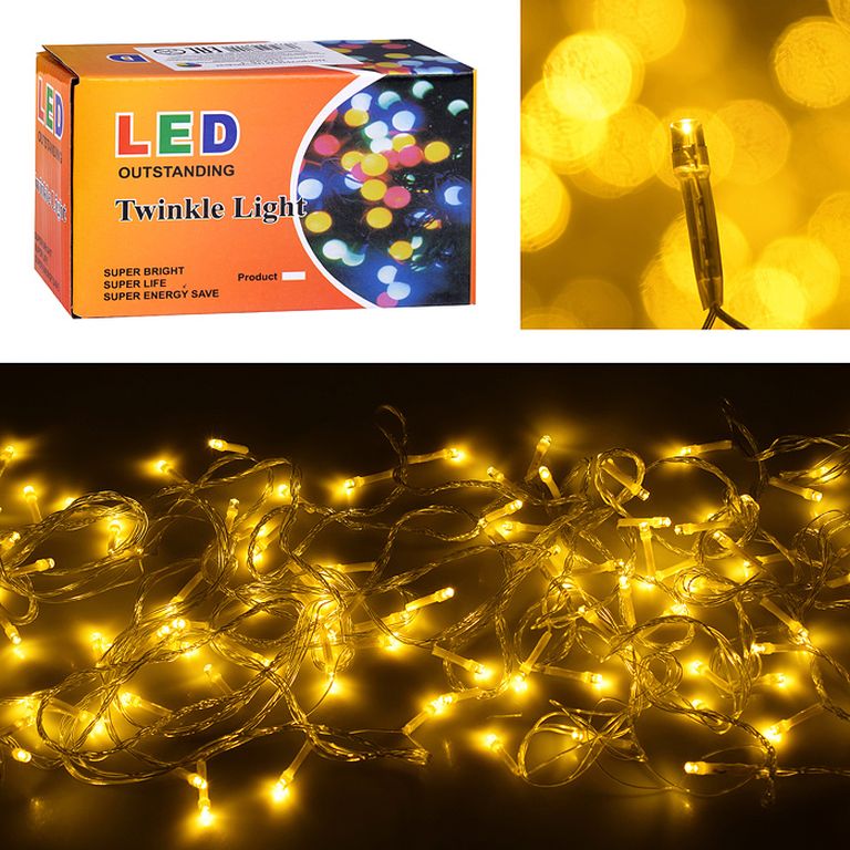 Электрогирлянда 9 м., 100 ламп 12х8х6 см S1238-2