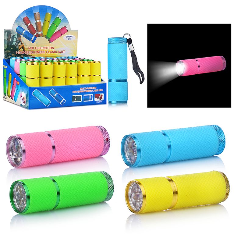 Игрушечный фонарик Суперсвет, 24 штуки в упаковке 9х3х3 см 00-3795